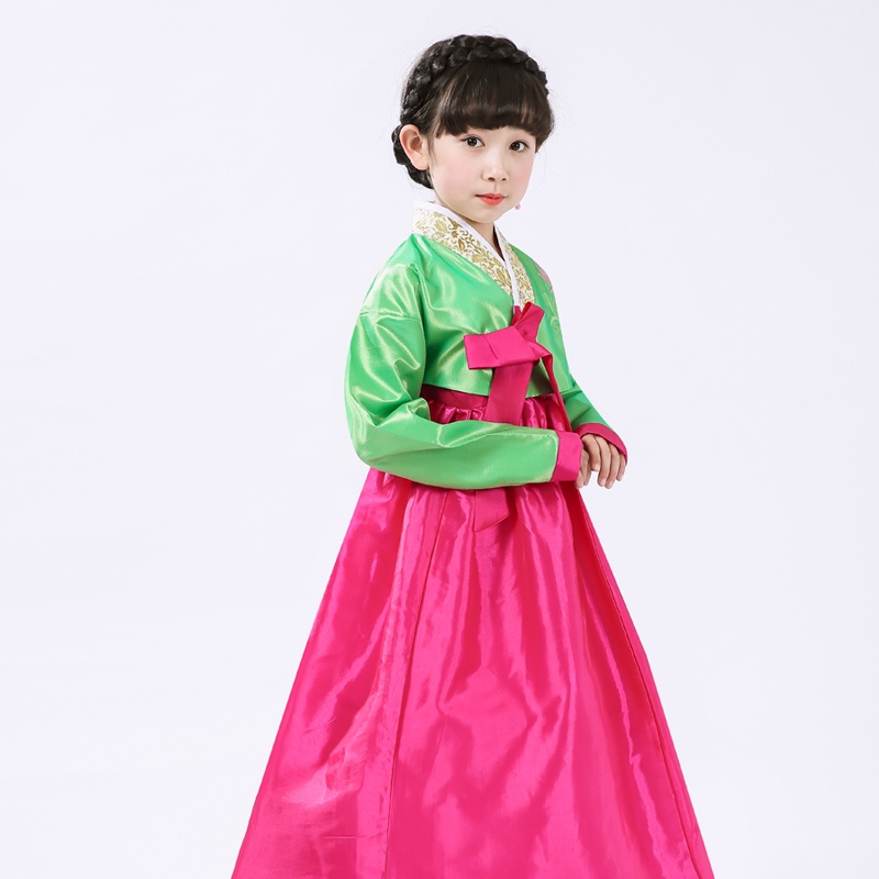 Hanbok Korean Clothing Traditional Dress for Children Kinder