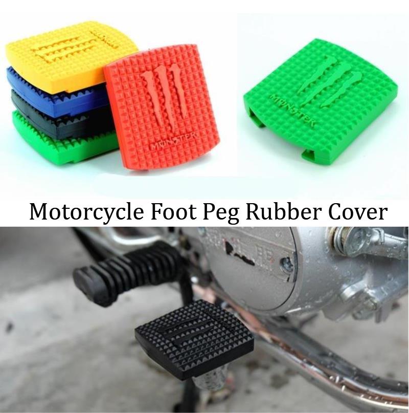 Universal Motorcycle Shift Gear Lever Pedal Rubber Cover Shoe Protector Rear Brake Lever Foot Peg Pad Shopee Philippines