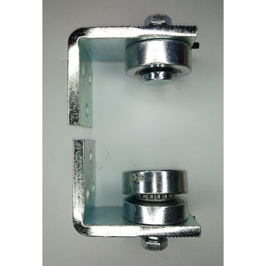 Heavy Duty Swing Gate Hinges - Top & Bottom Ball Bearing Set - Supports Up To 400kg - Galvanized Steel