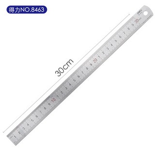 Metal Ruler Stainless Steel Straight Ruler 15/20/30cm Student