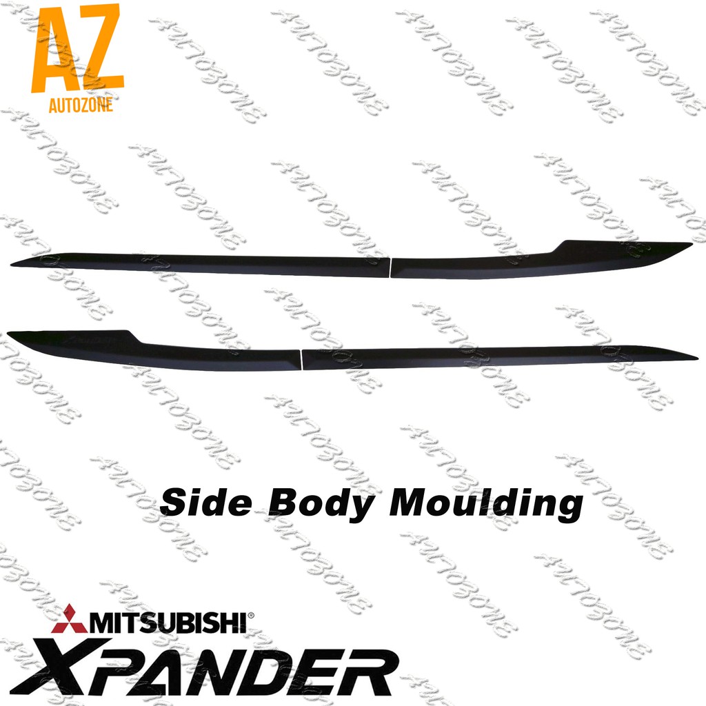 Mitsubishi Xpander 20182019 Side Body Moulding (Matte Black) Shopee