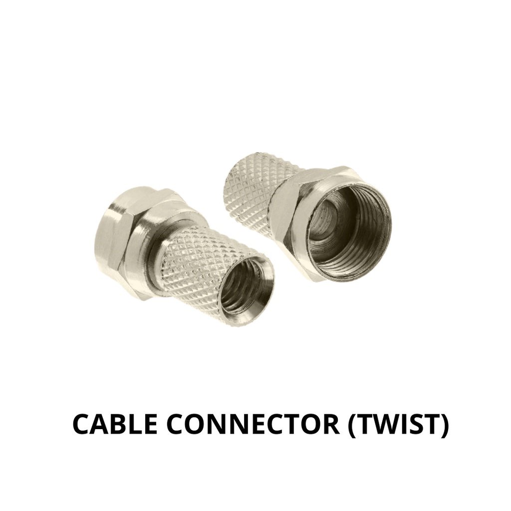 yip4 TV antenna coaxial female-to-female cable connector coupler ...