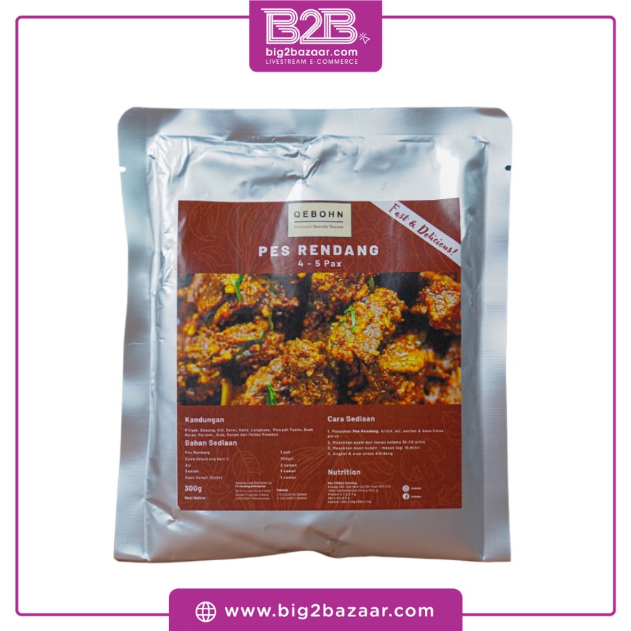 Qebohn Pes Rendang (300g) | Shopee Philippines