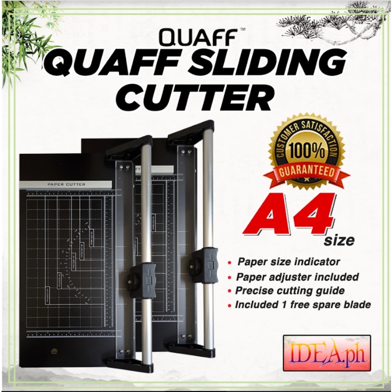 QUAFF SLIDING CUTTER A4 Size Heavy duty cut for vinyl/cardboard ...