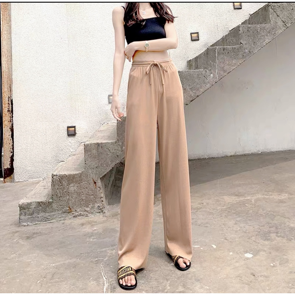 UTU#Womens Korean Style Cotton silk Square Pants | Shopee Philippines