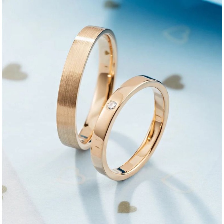 14k/18k Solid Gold Natural Diamond Wedding Ring, Pawnable, 100 ...
