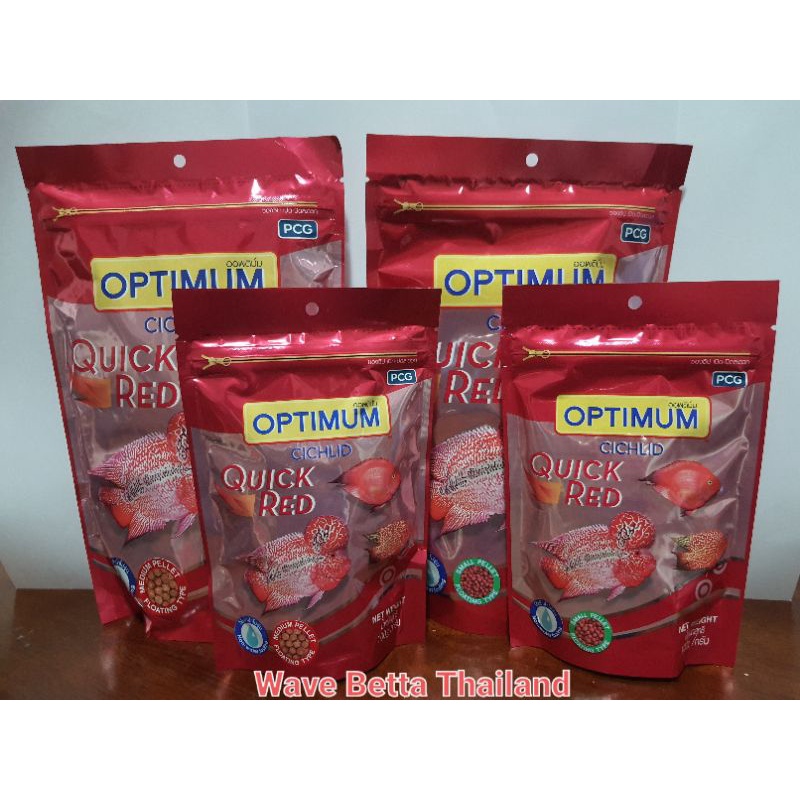 OPTIMUM Ciclid QUICK RED 100g. And 300 g. (CICHLID Food Color Enhancing ...