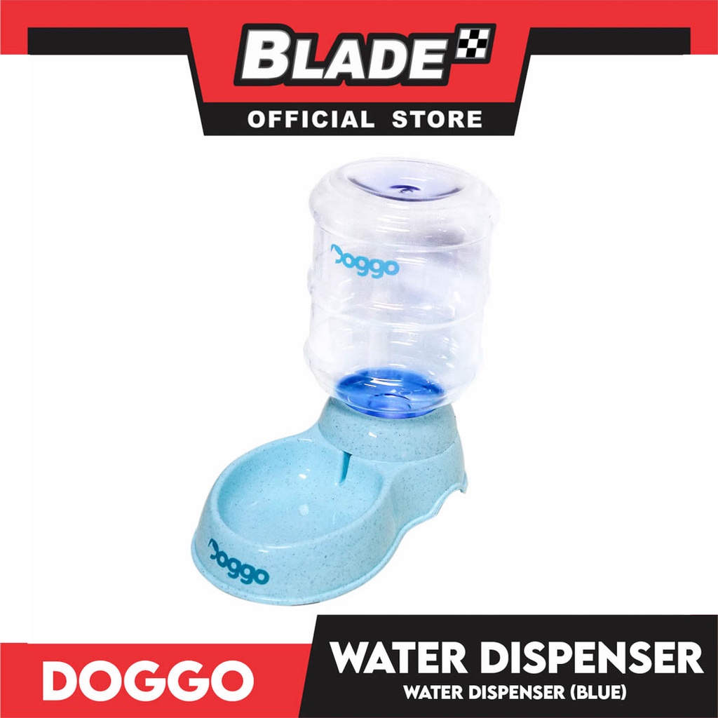 Doggo Automatic Water Dispenser Dog Drinking Station (Blue) 3.8L