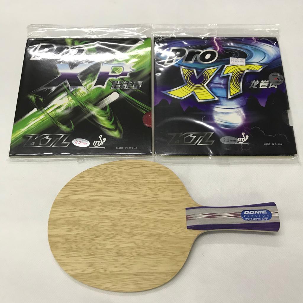 Persson Donic Ping Pong Bat Package And Pro Rubber Set | Shopee Philippines