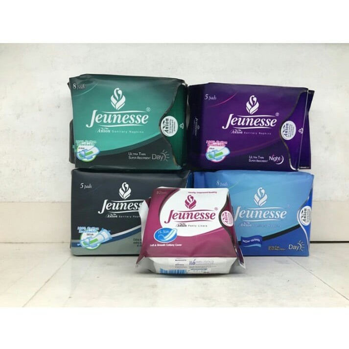 Jeunesse Anion Sanitary napkins and Panty liner. Shopee Philippines