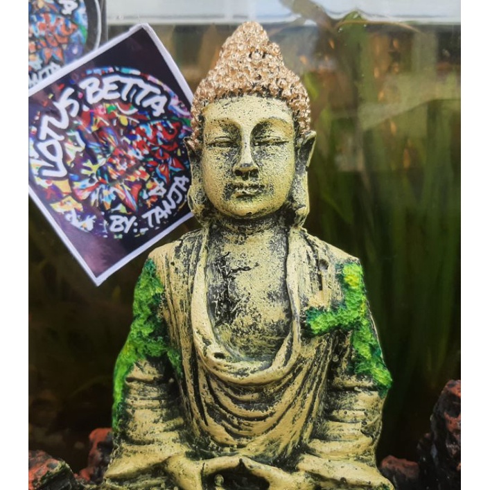 Resin Gautama Buddhas, resin buddha, aquarium buddha, feng shui buddha