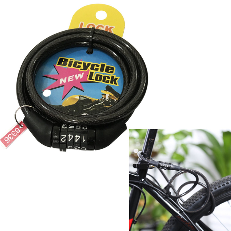 4 Digit Codes Bicycle Locks Mountain Road Bike Locks Antitheft