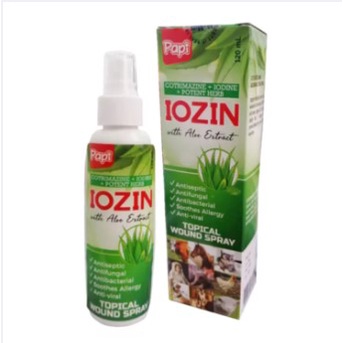 Papi Iozin Spray 120ml Antiseptic Antibacterial wound spray