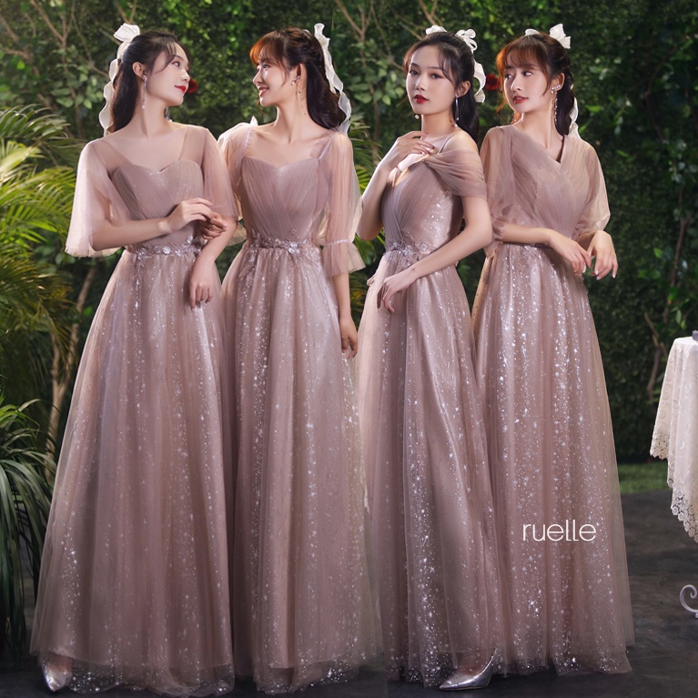 Bridesmaid Dress New Fairy Temperament Wedding Bridesmaid Dress Women s Long Maxi Gown Shopee Philippines