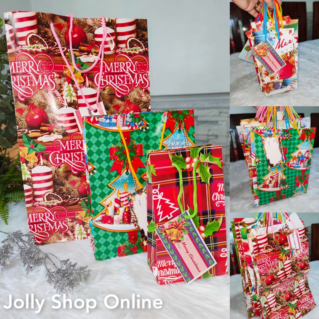 Christmas gift best sale paper bags