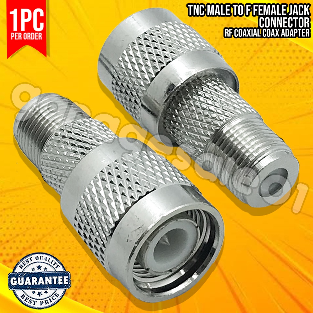 TNC Male To F Female Jack Connector RF Coaxial Coax Adapter | Shopee ...