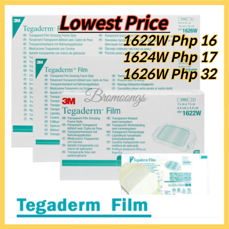 [PREMIUM] 3M BandAid Tegaderm Film 1622W 1624W 1626W Waterproof
