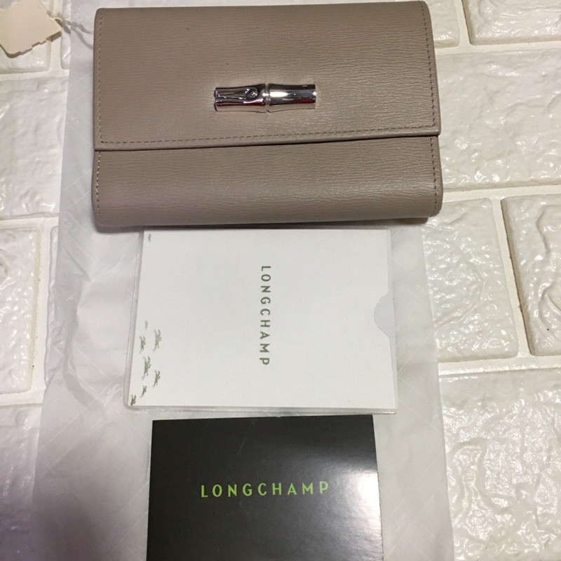 Longchamp cheap roseau wallet