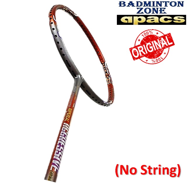 Apacs Imperial Aggressive【No String】 Badminton Racket -Orange Grey Matt ...