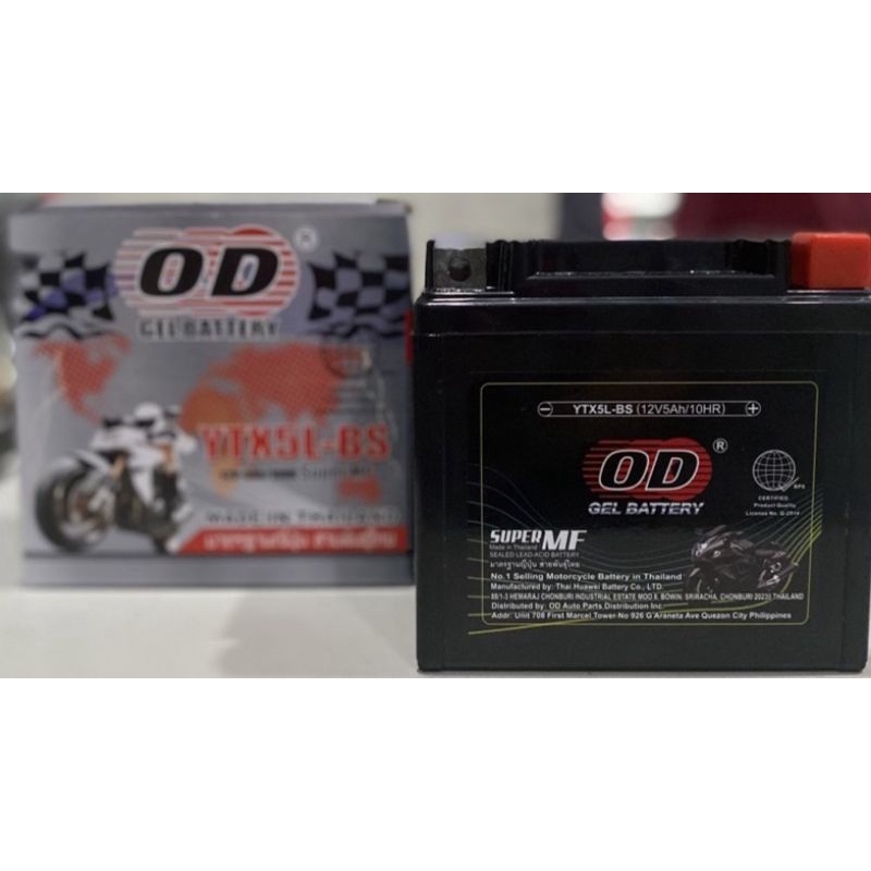 Od Battery Ytx5l Bs Raider 150 Shopee Philippines 1654