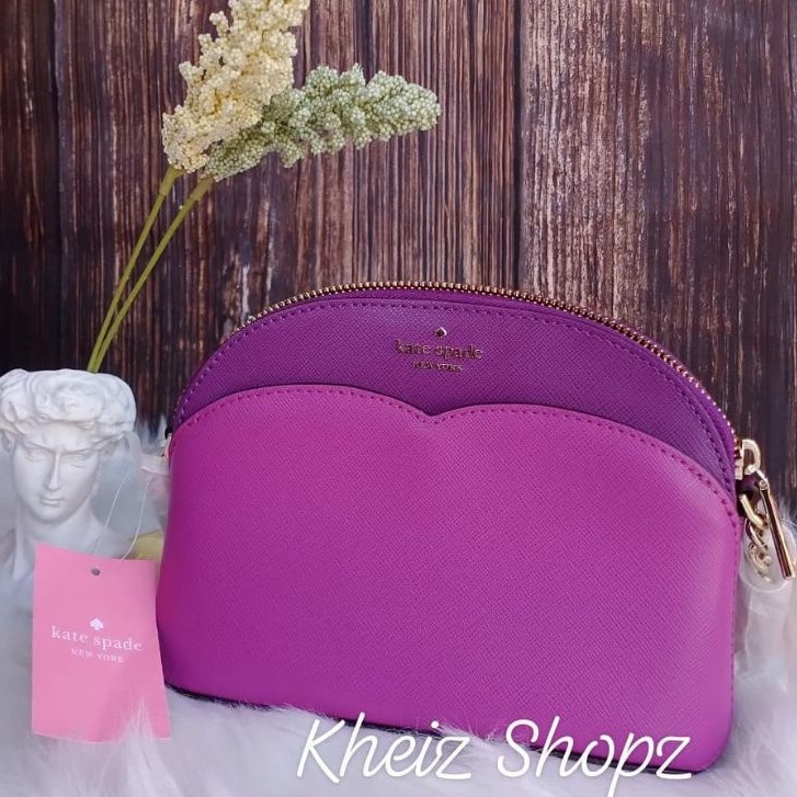 Authentic Kate Spade Leather Dome Chain & Leather Sling Bag...(US