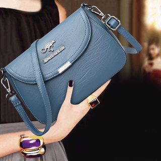 Leather Sling Bag Women s Shoulder Bag Simple Large capacity Bag