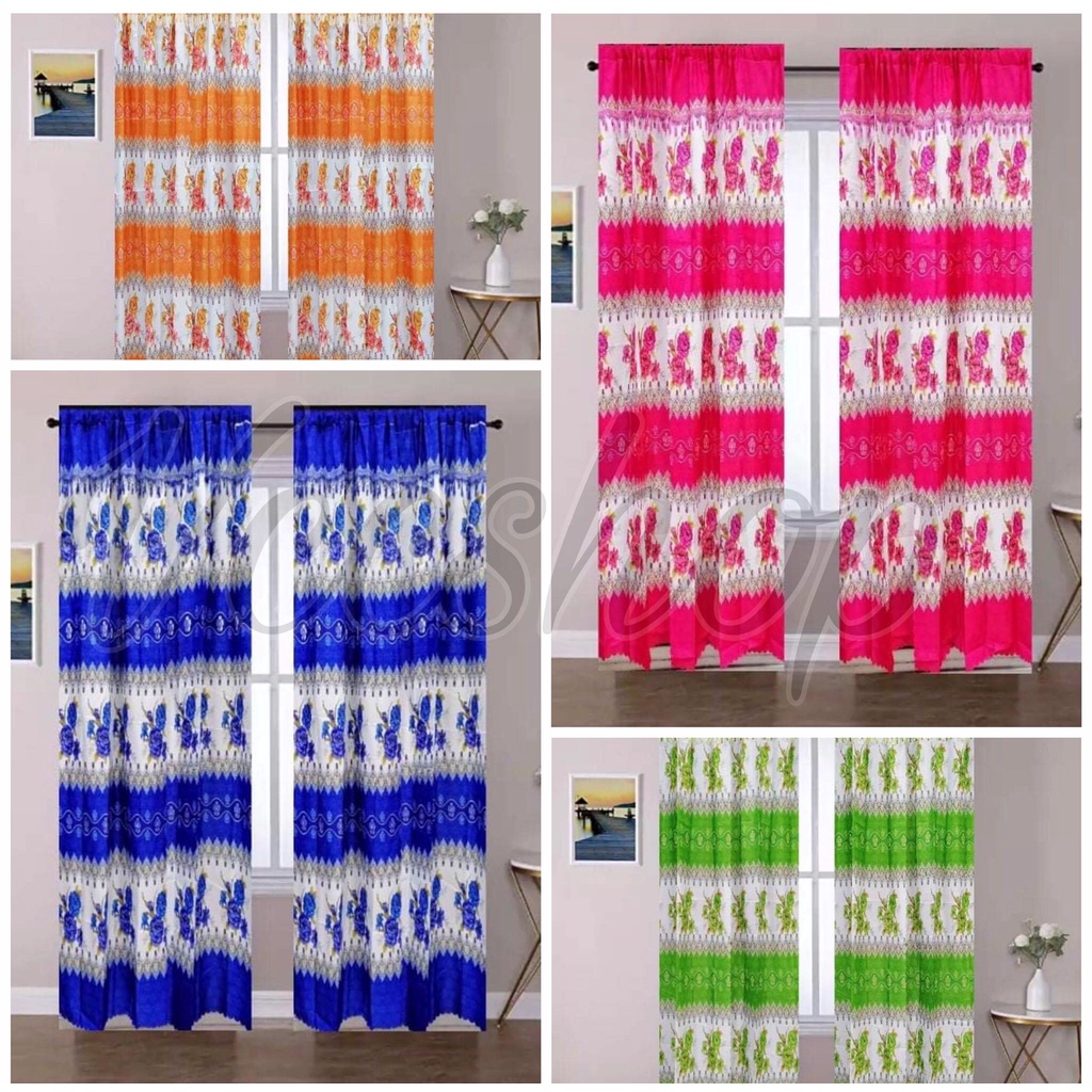 #6760 Sheering Curtain Good Quality Simple Curtain Without Ring Kurtina ...