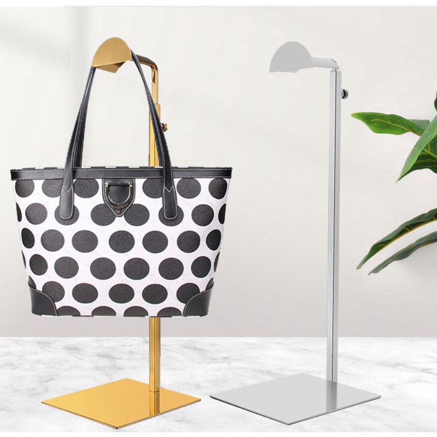 Adjustable Display Rack Bag Rack Stand Handbag Stainless Steel for