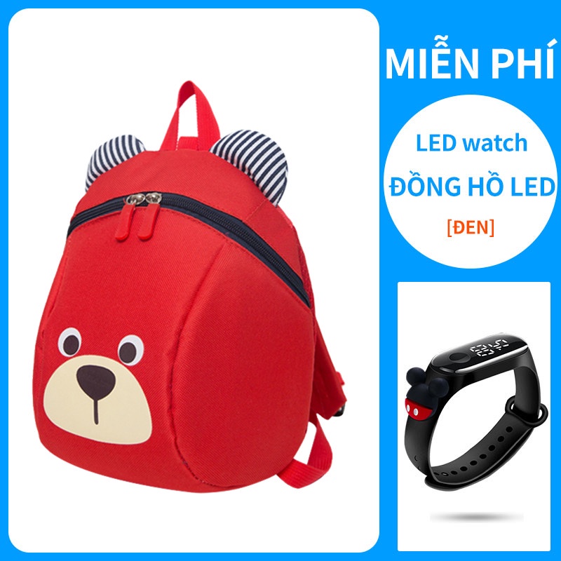 Free led backpack watch for children with cartoon characters | Shopee ...