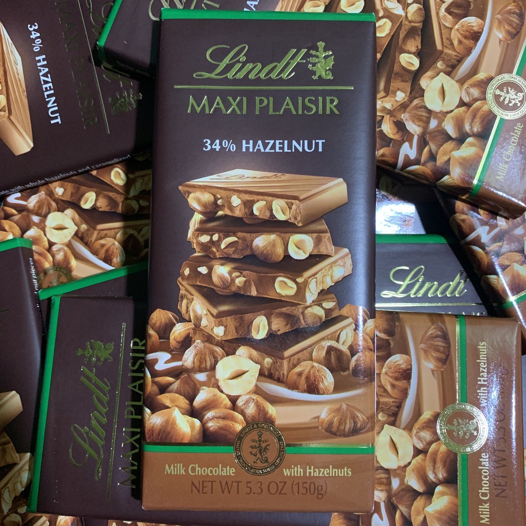 Lindt Maxi Plaisir 34 Hazelnut Milk Chocolate With Hazelnut 150g