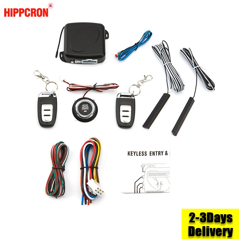 Car Engine Start System PKE Push Button Remote Starter Stop Remote