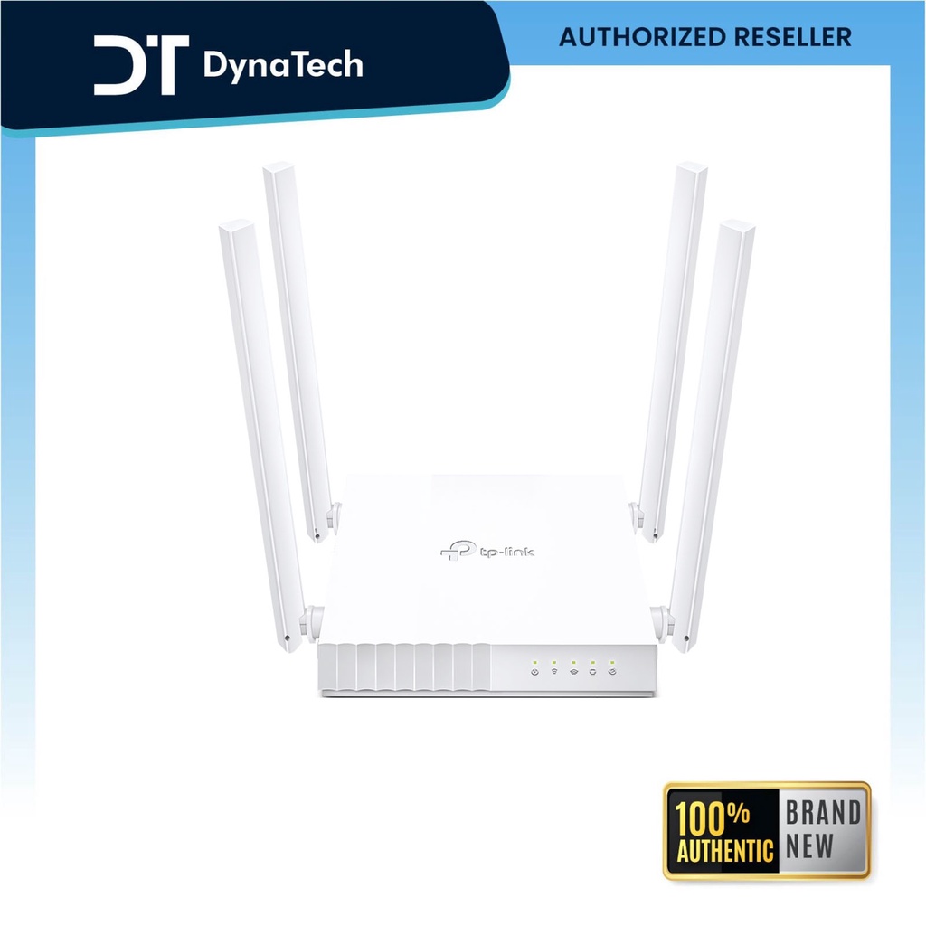 View of TPLINK C24 AC750 Archer Dual-Band Wi-Fi Router with Smooth HD Streaming ...