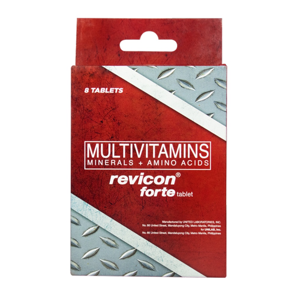 REVICON FORTE Multivitamins + Minerals + Amino Acids | Shopee Philippines