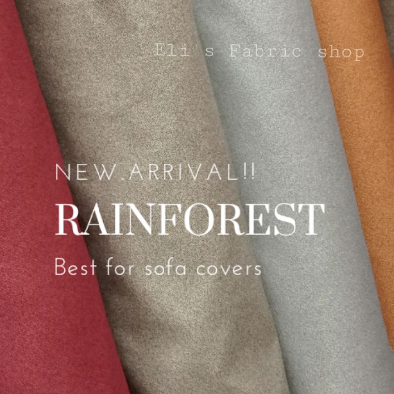 RAINFOREST FABRIC BEST FOR SOFA COVER. SOLD PER YARD. 60 INCHES WIDTH
