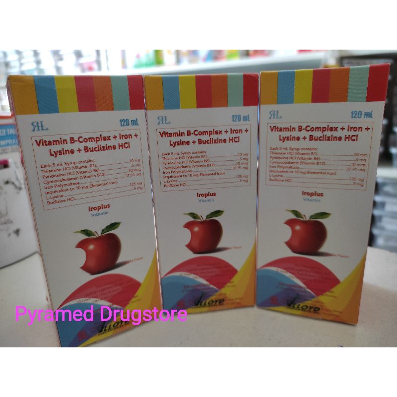Iroplus syrup 120ml (Appetite Stimulant) | Shopee Philippines