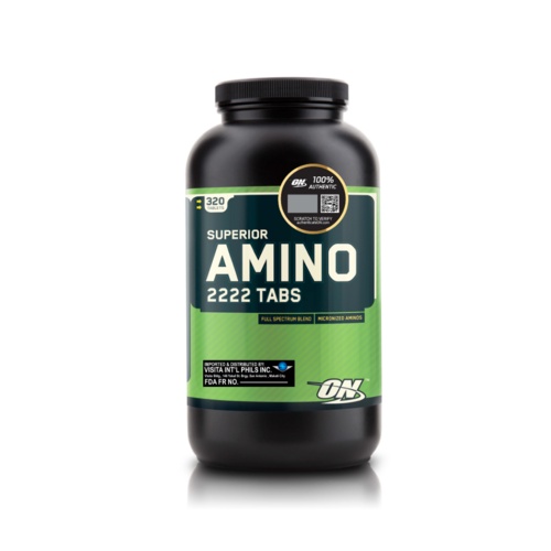 Optimum Nutrition Superior Amino 2222 Amino Acids 320 Tablets | Shopee ...