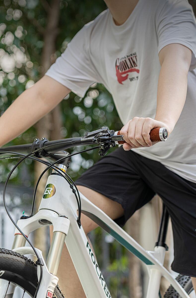 Short Bike Grips Bicycle Grips Uclet Bicycle Light Long/Short