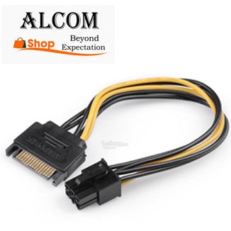SATA 15pin to 6pin PCI Express Card Power Cable Graphic Card | Shopee ...