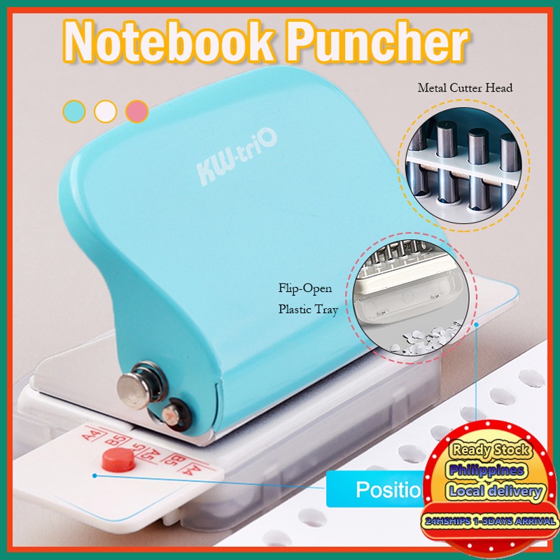 New 6 Hole Puncher Handheld Round Punchers Ticket Puncher Circle For A4