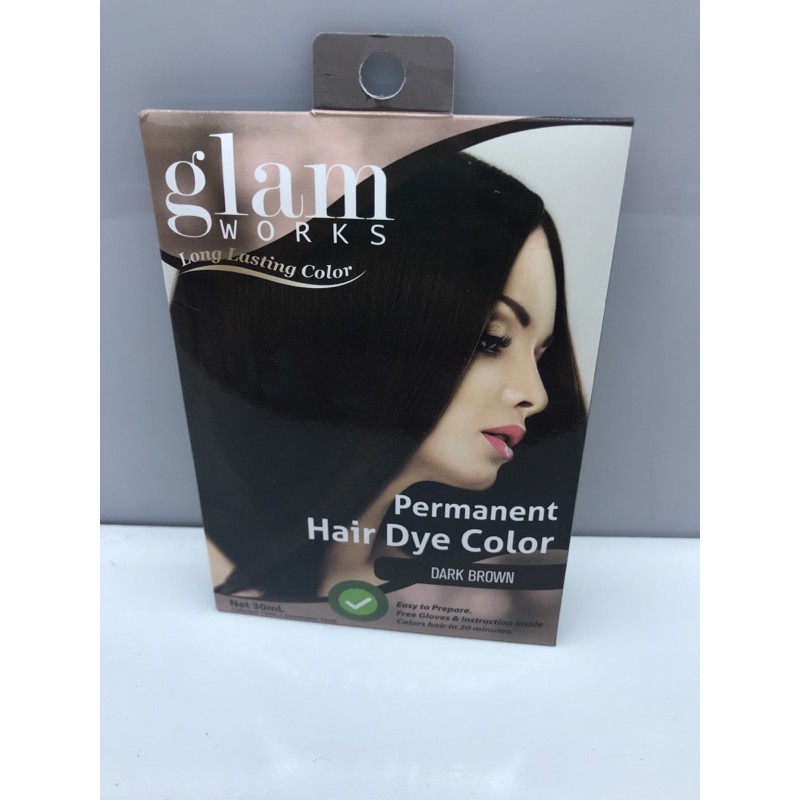 Glam Works Hair Color Dark Ash Brown Review at Goldie Luton blog