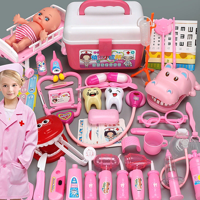 Children Play House Doctor Toy Set Boys and Girls with Sound and Light ...