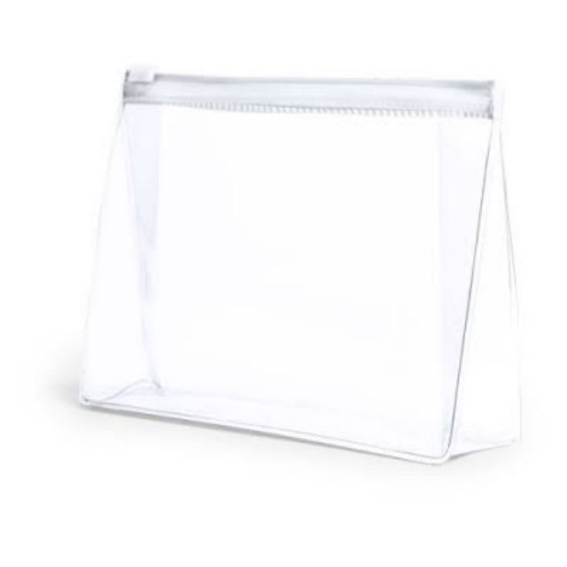 PVC Ziplock pouch for skincare hygiene kit pouch and more