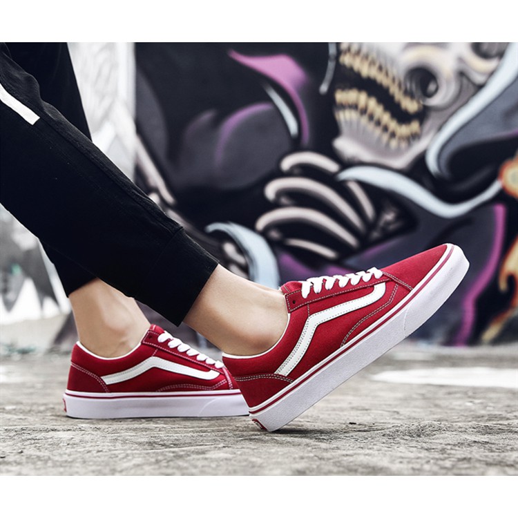 Vans red outlet vine