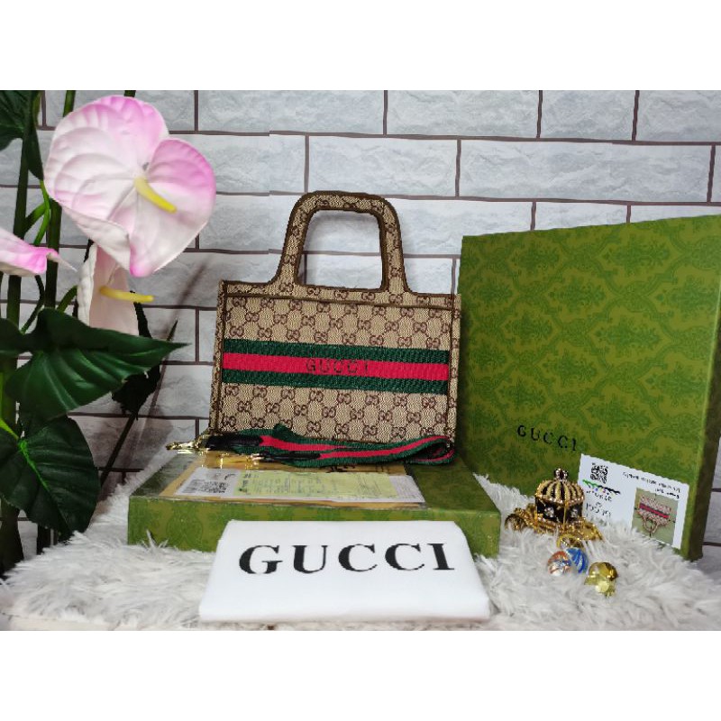 Gucci mini outlet tote bag