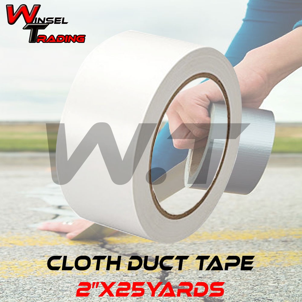 Cloth Duct Tape 2"X25y (White) Shopee Philippines