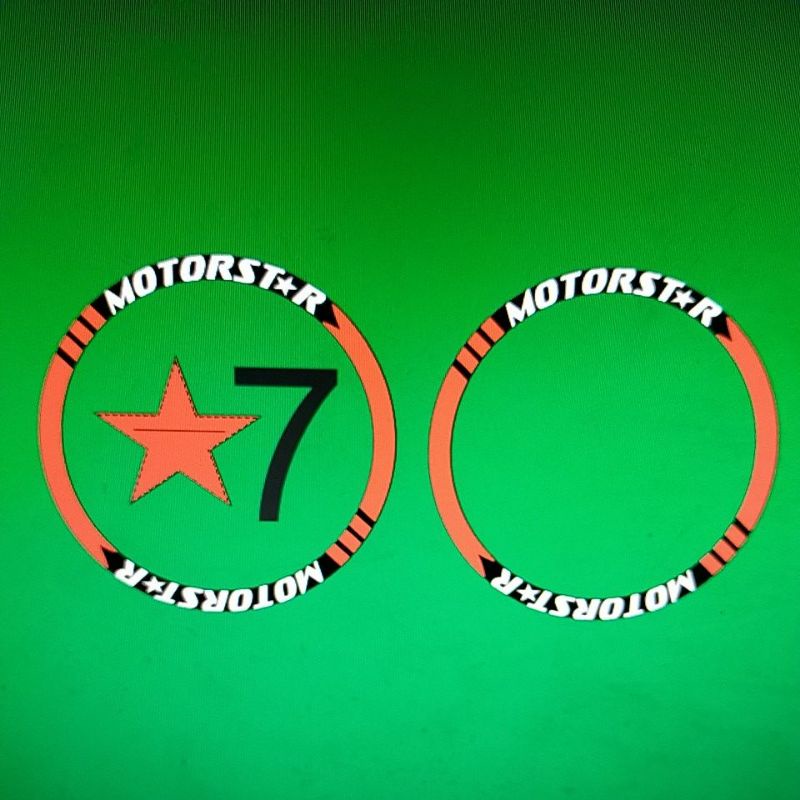 motorstar easyride 150rs mags sticker set rear and front | Shopee ...