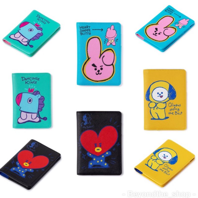 BTS BT21 PASSPORT CASE HOLDER MANG (100 OFFICIAL FROM LINE FRIENDS) Shopee Philippines