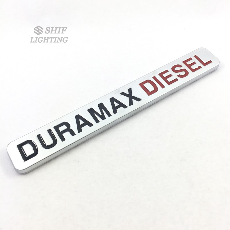 1 x Metal DURAMAX DIESEL Auto Truck Emblem Badge Sticker | Shopee ...