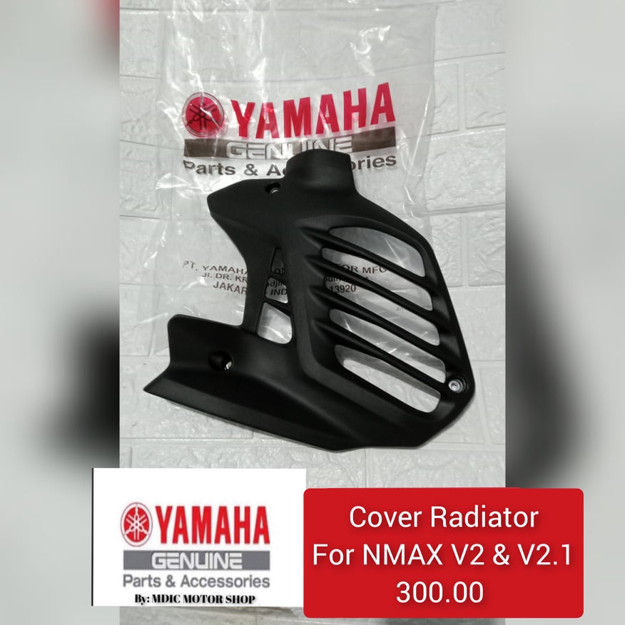 COVER RADIATOR FOR NMAX V2 AND V2.1 YAMAHA GENUINE PARTS | Shopee ...