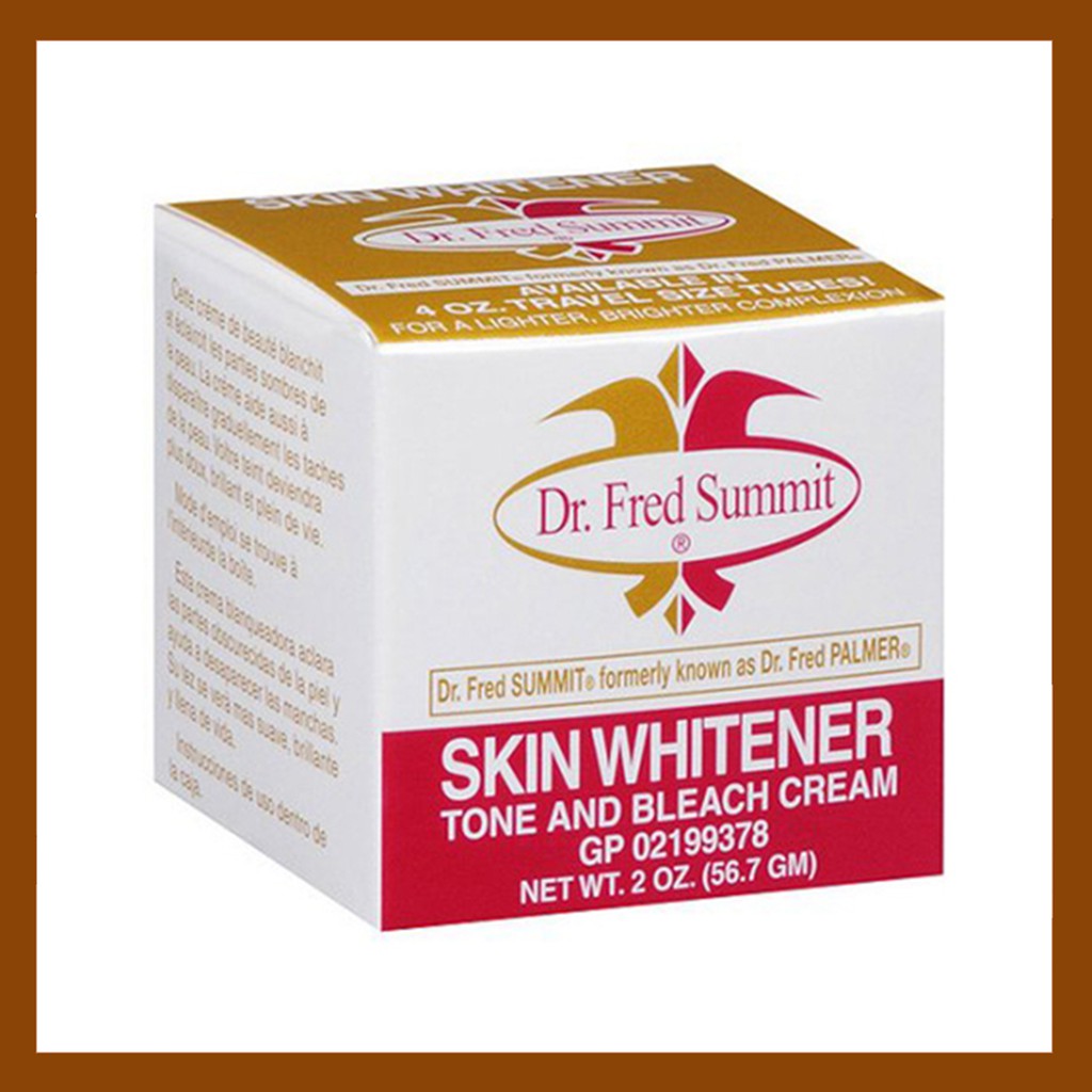 Dr. Fred SUMMIT Skin Whitener Tone and Bleach Cream 56.7g